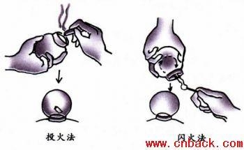拔火罐的操作方法