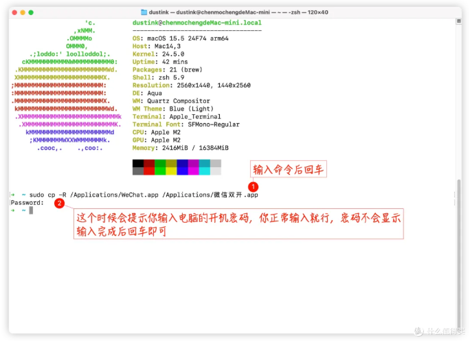 步骤二 输入克隆命令